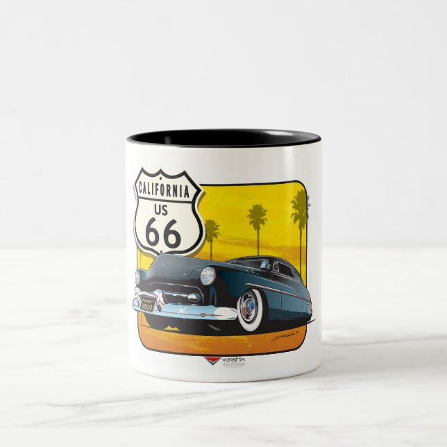 Rutt 66 - Mercury 50 Två-Tonad Mugg (Center)