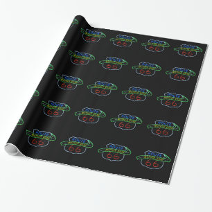 Rutt 66, morvägen, neon undertecknar presentpapper