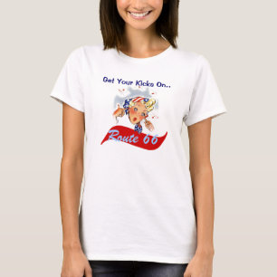 Rutt 66 reser den roliga Retro skjortan får din T Shirt