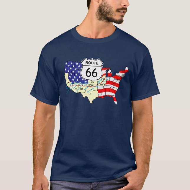Rutt 66 tee (Framsida)