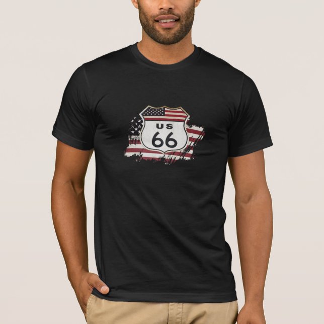 Rutt 66 tee shirt (Framsida)