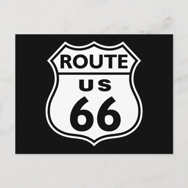 Rutt 66 vykort (Framsida)
