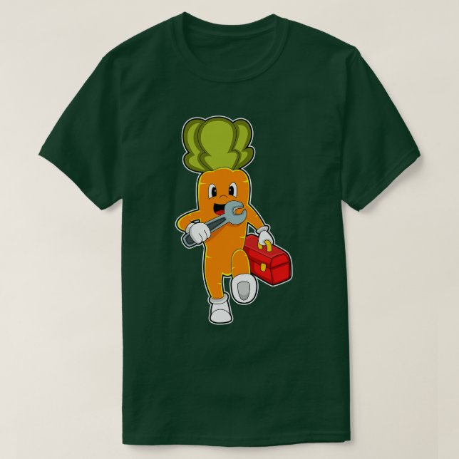 rutt som Mechanic med Toolbox T Shirt (Design framsida)