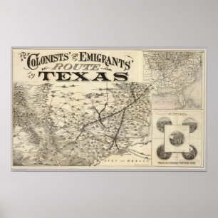 Rutt till Texas Poster