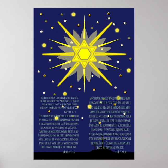 Rutta Jesus moabitess, förfäder Poster (Framsidan)