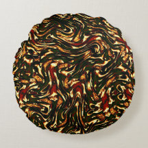 Rutten rödbrun och gul kurva