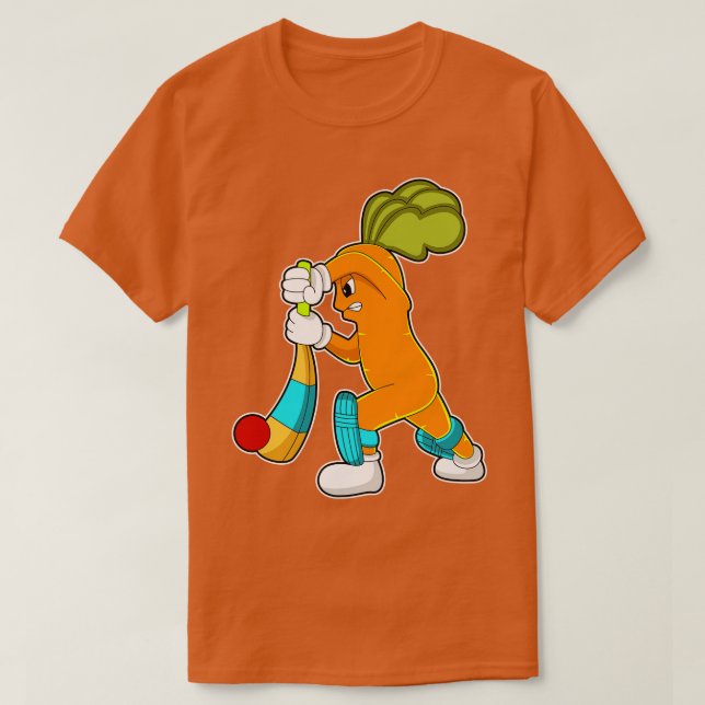 rutten till Cricket med Cricket fladdermus T Shirt (Design framsida)