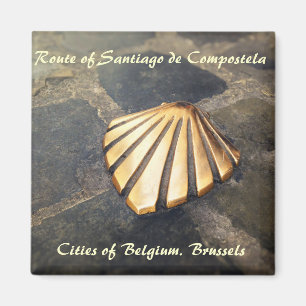 Rutten till Santiago de Compostela Magnet