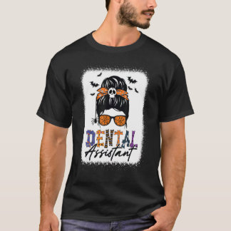 Rutten tovig tandläkarassistent spöklik tandläkare t shirt
