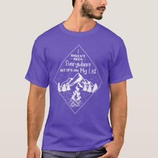 Ruttna äventyrs vandring camping bergresa pojke t shirt