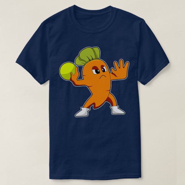 ruttna på Handball-spelare med Handball T Shirt (Design framsida)