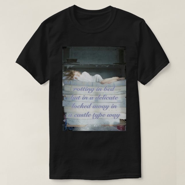 ruttnande i sängen t shirt (Design framsida)