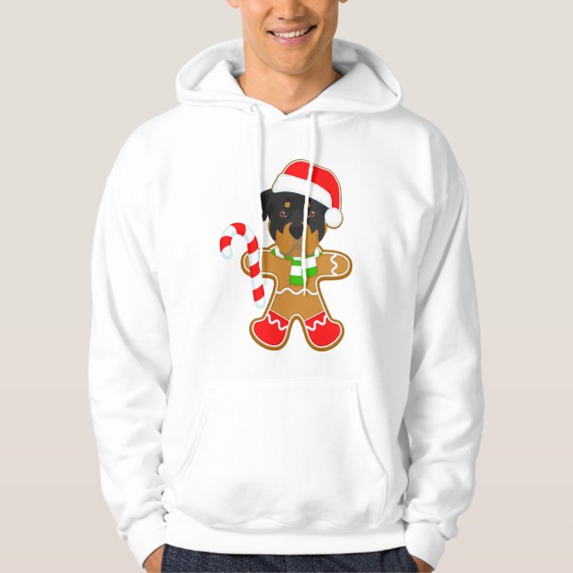 ruttweiler christmas hoodie (Framsida)