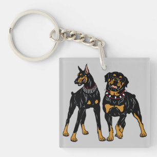 ruttweiler och doberman
