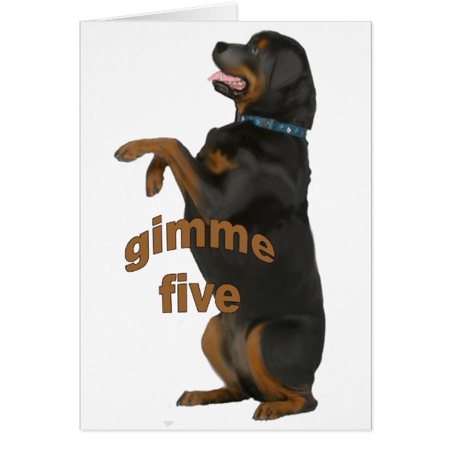 ruttweiler_tigga hälsningskort (Framsidan)