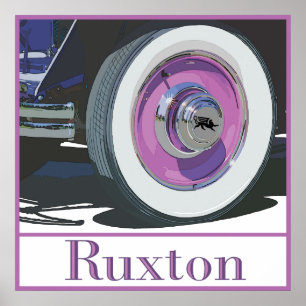 Ruxton Wheel Study Poster