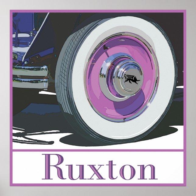Ruxton Wheel Study Poster (Framsidan)