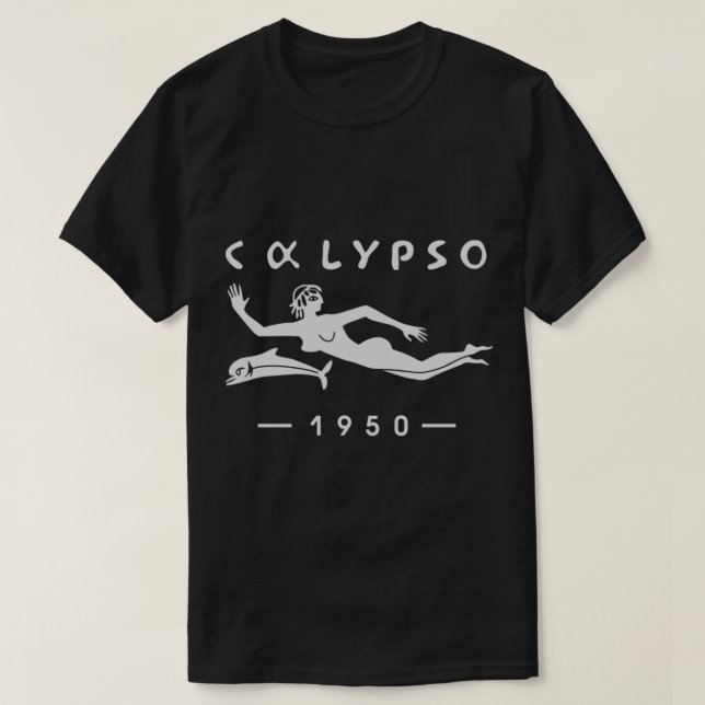 RV Calypso, Jacques Yves Cousteau T Shirt (Design framsida)