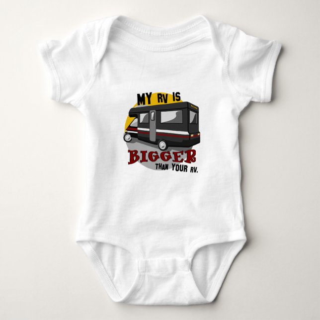 RV Camper Baby Bodykostym T-shirt (Framsida)