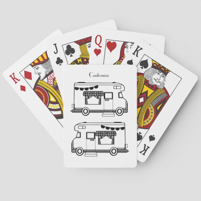 RV Camper Caravan Thunder_Cove Casinokort (Baksidan)