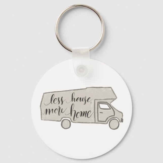 RV/Camper Keychain, Smintvätt, handskriven Nyckelring (Framsida)