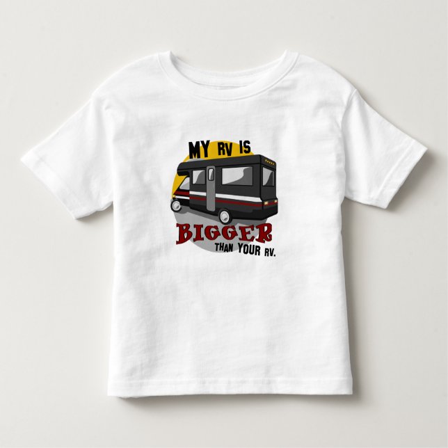 RV Camper Småbarn Shirt T (Framsida)
