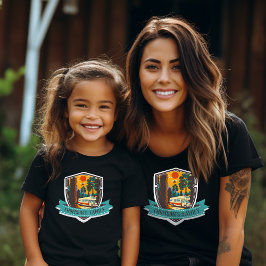 Rv Camping anpassningsbar-familj som matchar namn T Shirt