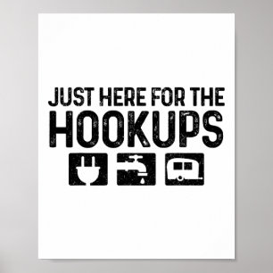 Rv Camping Apparel Co. Camping Rv Husbil Motorhem Poster