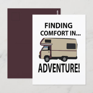 RV Camping Äventyr Rving Vykort