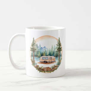 RV Camping in Skogen, RV Camper Kaffemugg