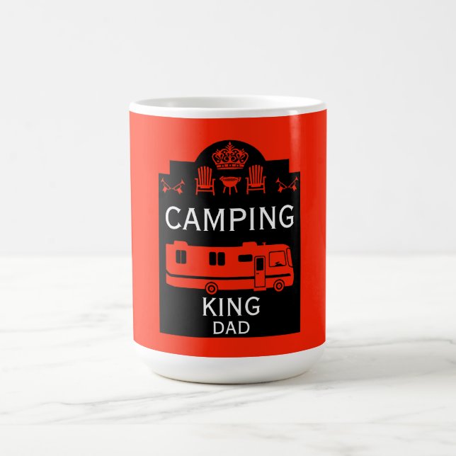 RV Camping Kung USA Kaffemugg (Center)