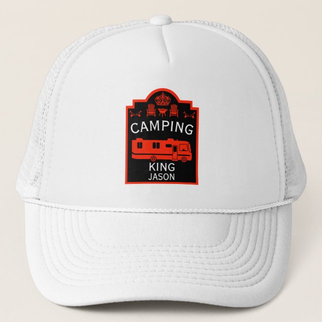 RV Camping Kung USA Keps (Framsida)