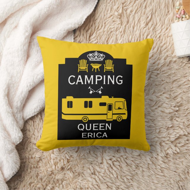 RV Camping Queen USA Kudde (Filt)