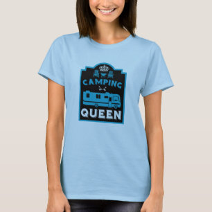 RV Camping Queen USA T Shirt