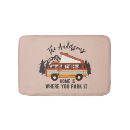 RV Camping Tält-släpvagnshem är där man parkerar d Badrumsmatta