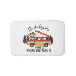 RV Camping Tält-släpvagnshem är där man parkerar d Badrumsmatta