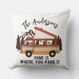 RV Camping Tält-släpvagnshem är där man parkerar d Kudde