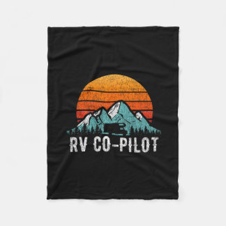 Rv Co-pilot Shirt Motorhome Travel Vacation Gift  Fleecefilt