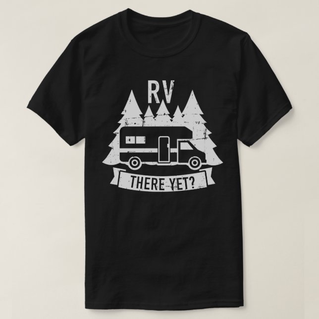 RV där än och camping T Shirt (Design framsida)