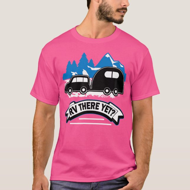 Rv där än så är Roadtrip Travel Camping T Shirt (Framsida)