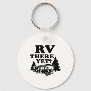 Rv där än T-shirt Söt jag älskar campingpresent Nyckelring