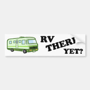 RV DÄR ÄNNU? (grönt) Bildekal