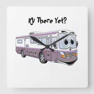 RV DÄR ÄNNU KLASS A CLOCK FYRKANTIG KLOCKA