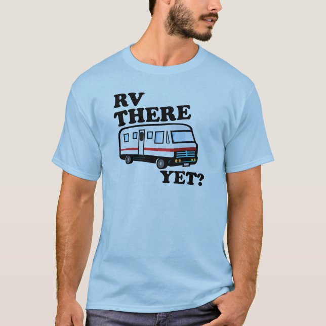 RV DÄR ÄNNU? (vit) T-shirt (Framsida)