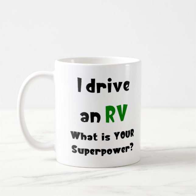 rv driver kaffe mugg (Vänster)