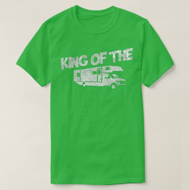Rv Driver Motorhome Owner  Gift - King of the RV  T Shirt (Design framsida)