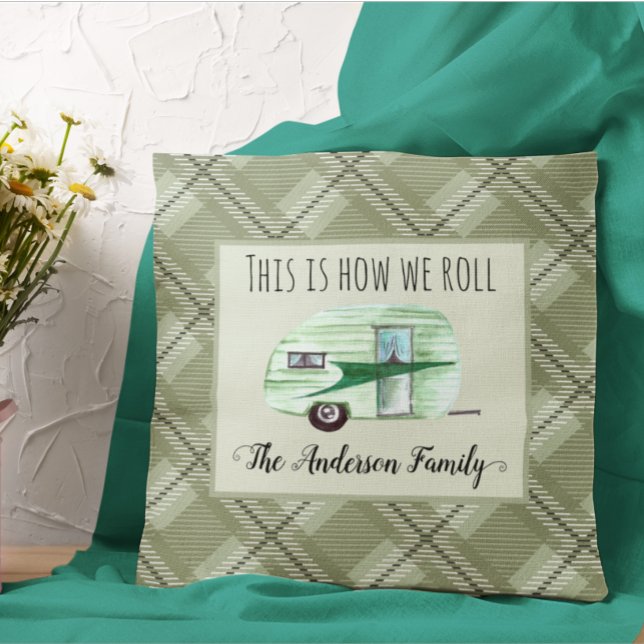 RV Foto Personlig Camper Trailer Anpassad Kudde (Skapare uppladdad)