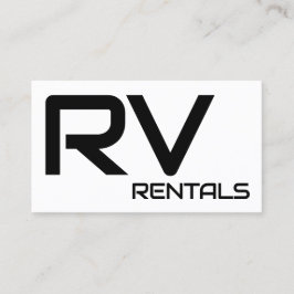 🚐 RV-hyror, Anpassningsbar QR Visitkort