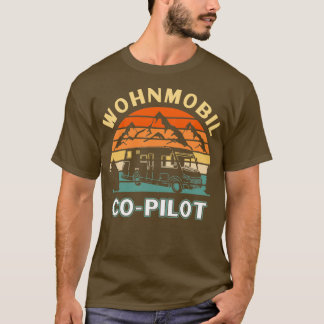 RV-kompilot campingkvinna camping mamma T Shirt
