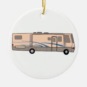 RV Motorhome Julgransprydnad Keramik